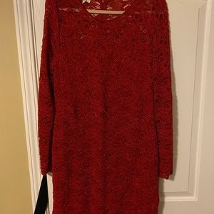 This red xl dress that is good to wear to formal events.